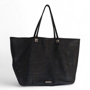 Rebecca Minkoff Everywhere Tote Perforated Black Leather Bag
